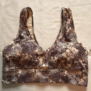 NWT! Jessica Simpson Purple Heather Cobra bra